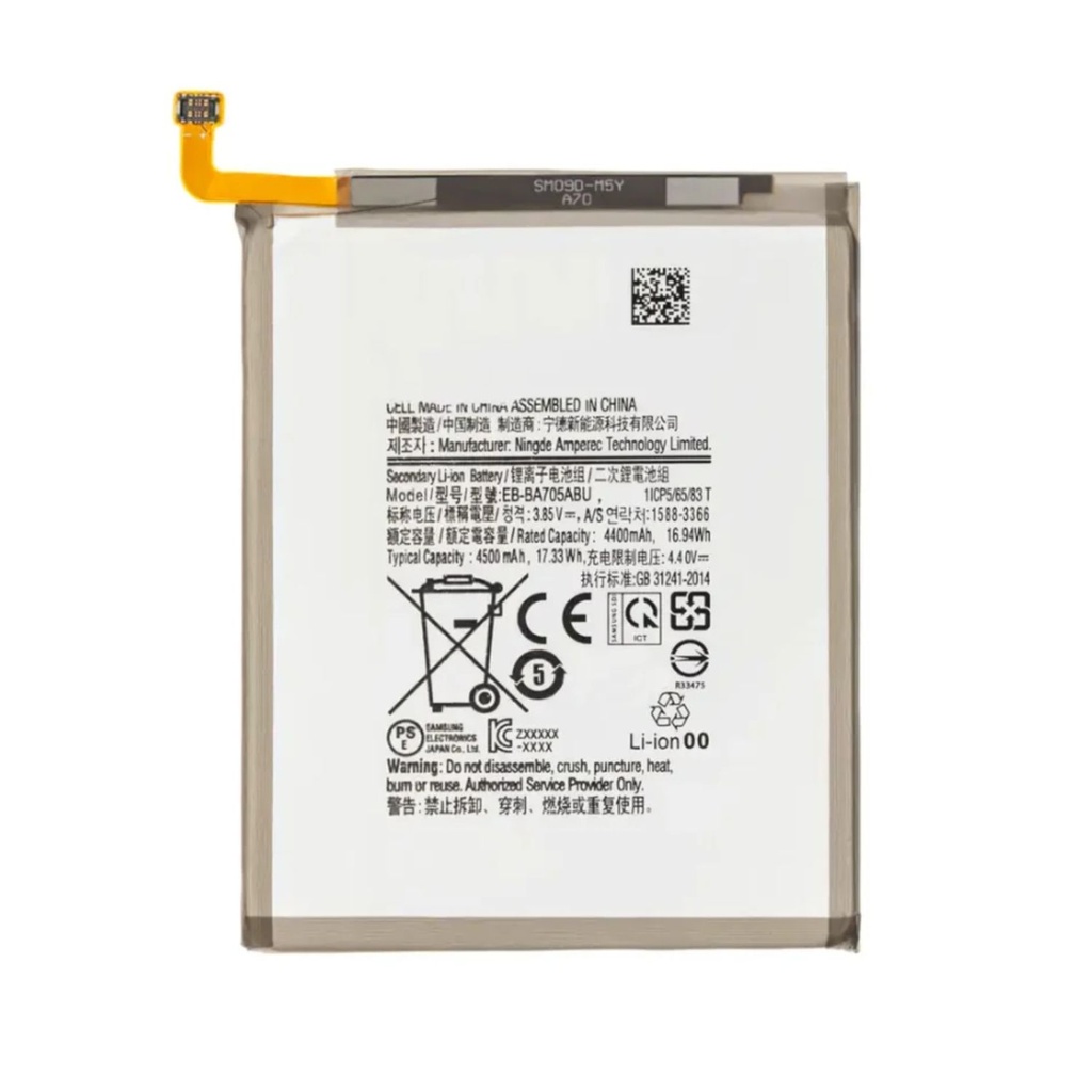 Bateria Samsung A70 Certificada