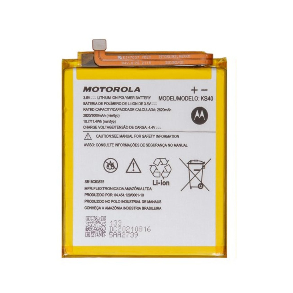 Bateria Motorola E6 Plus Certificada