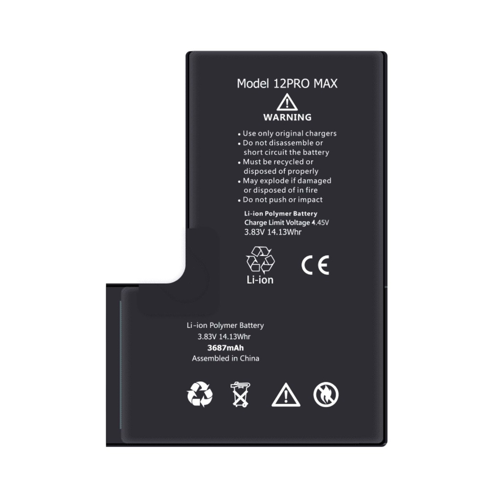 [BAT-139] Bateria iPhone 12 Normal / 12 Pro Celda Sin Flex