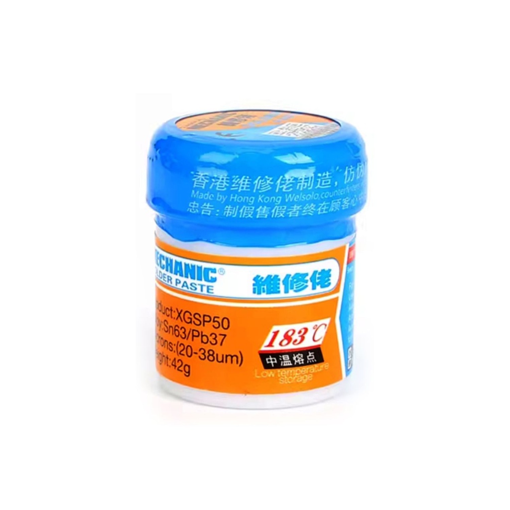 [HER-001] Herramienta Mechanic XGPS50 Estaño en Pasta 183 grados