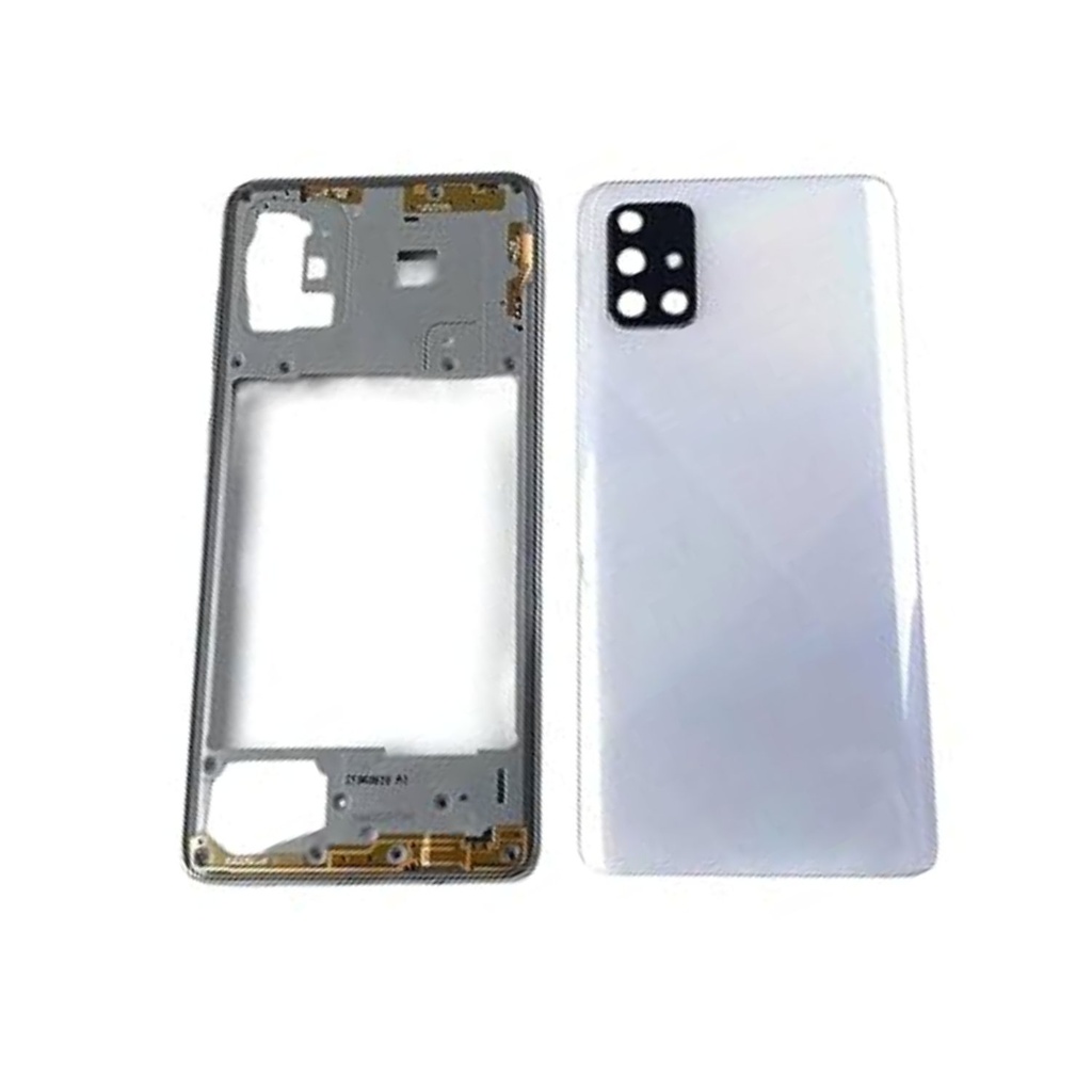 [HOU-010] Housing Samsung A71 Color Blanco