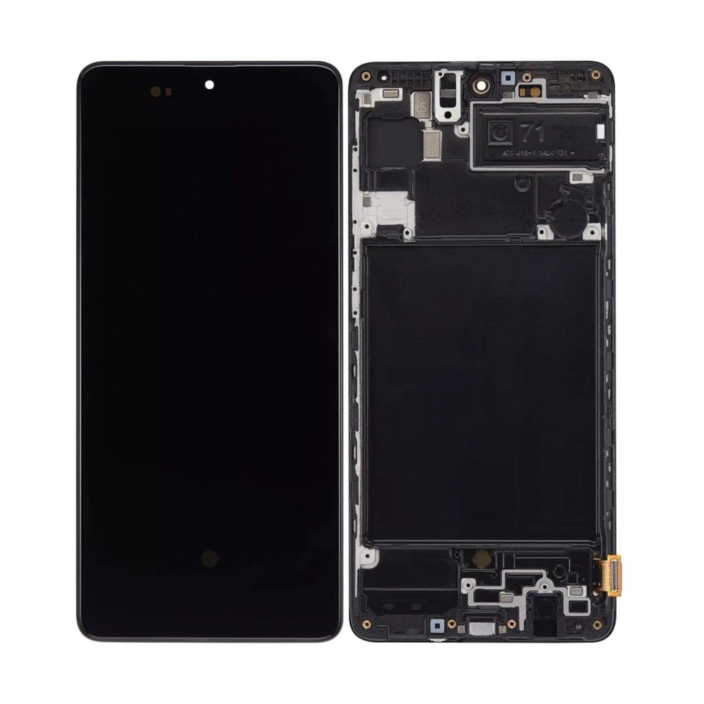 Pantalla Samsung A71 4G Oled Con Marco Normal