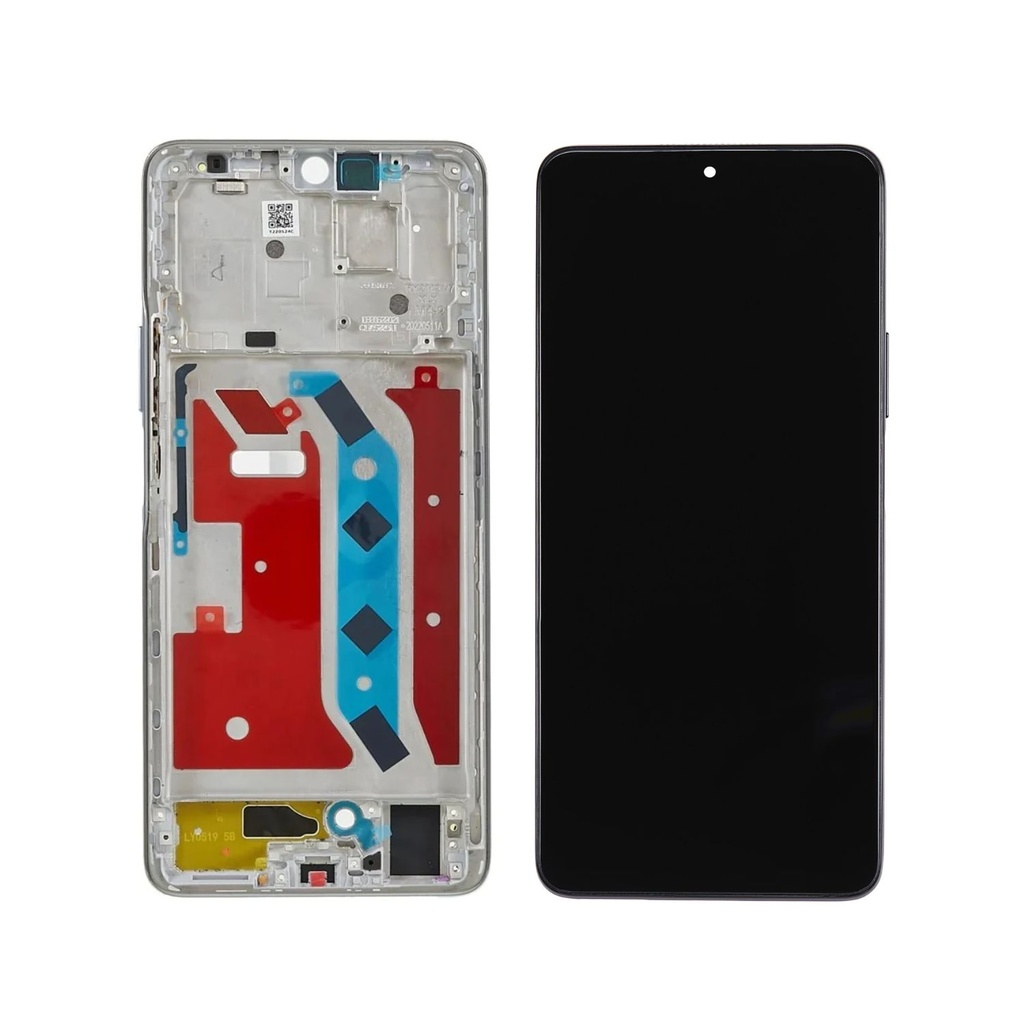 Pantalla Honor X9 Con Marco Plateado