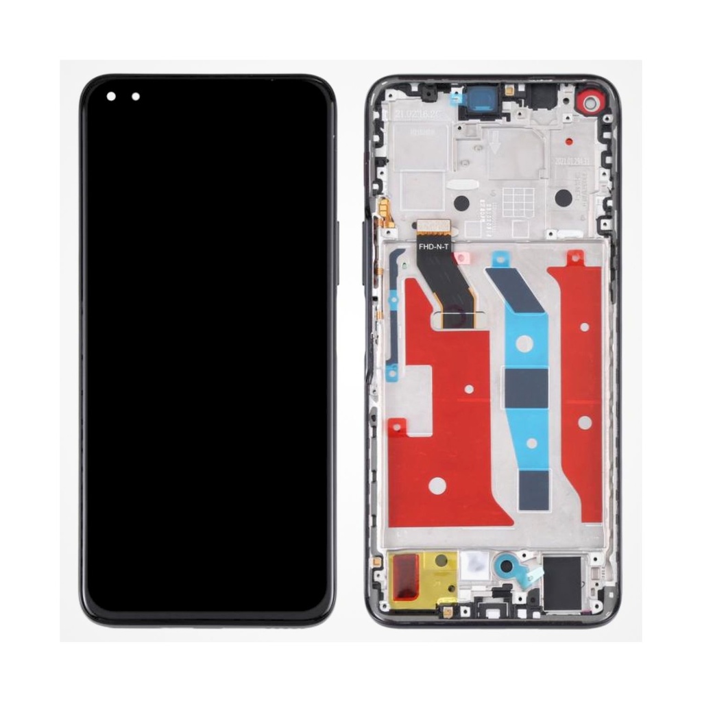 Pantalla Huawei Nova 8i Con Marco Negro