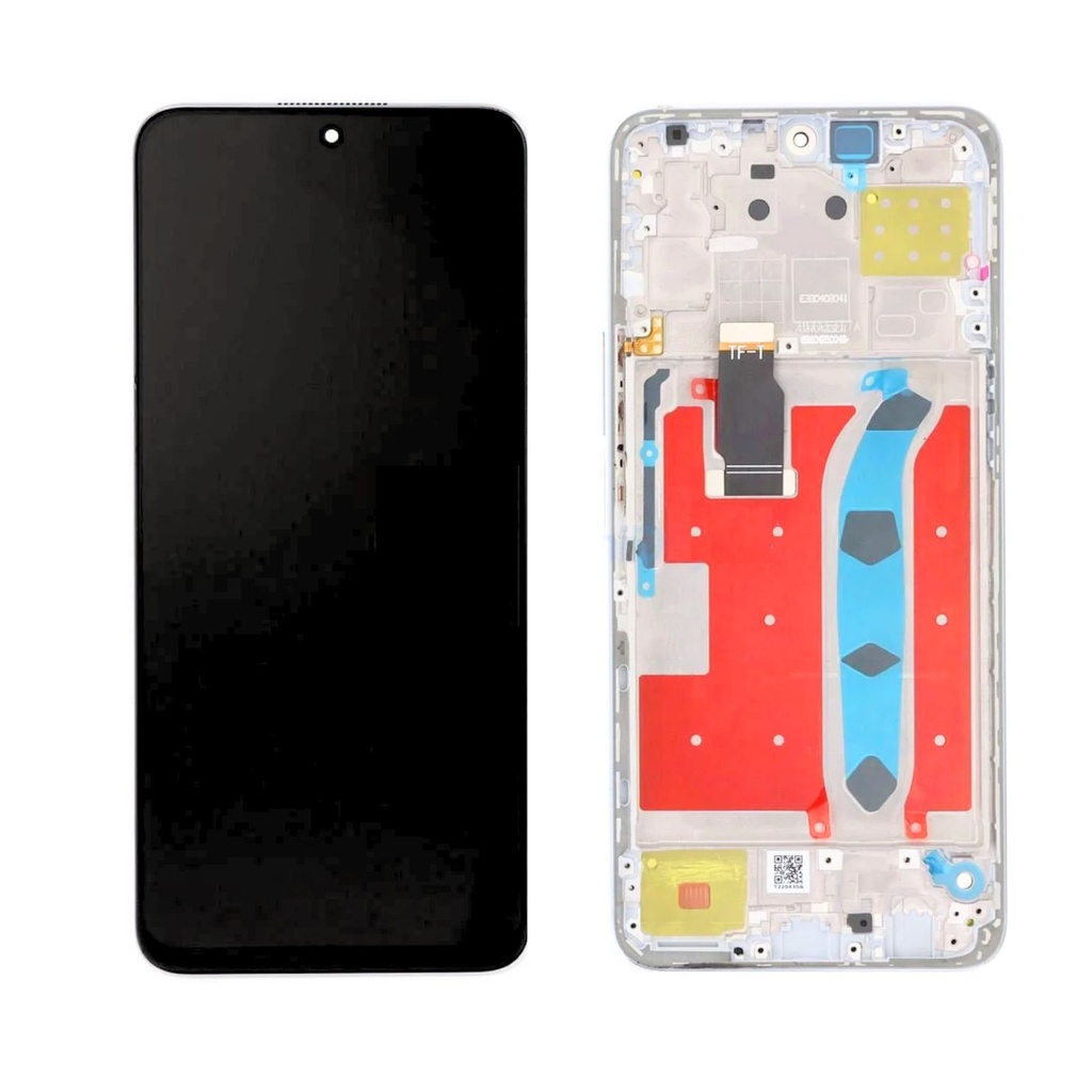 Pantalla Honor X8 Con Marco Plateado