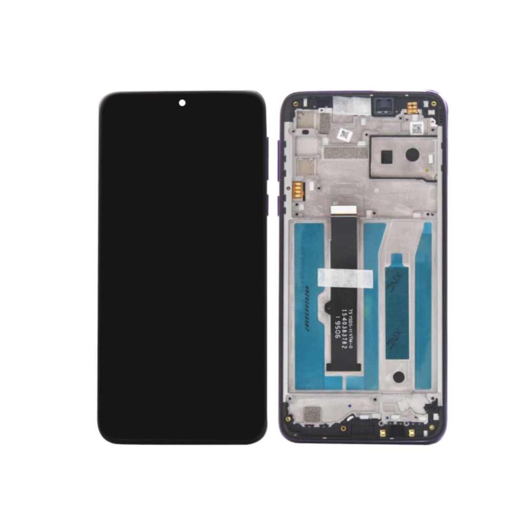 Pantalla Motorola One Macro / G8 Play Con Marco Negro
