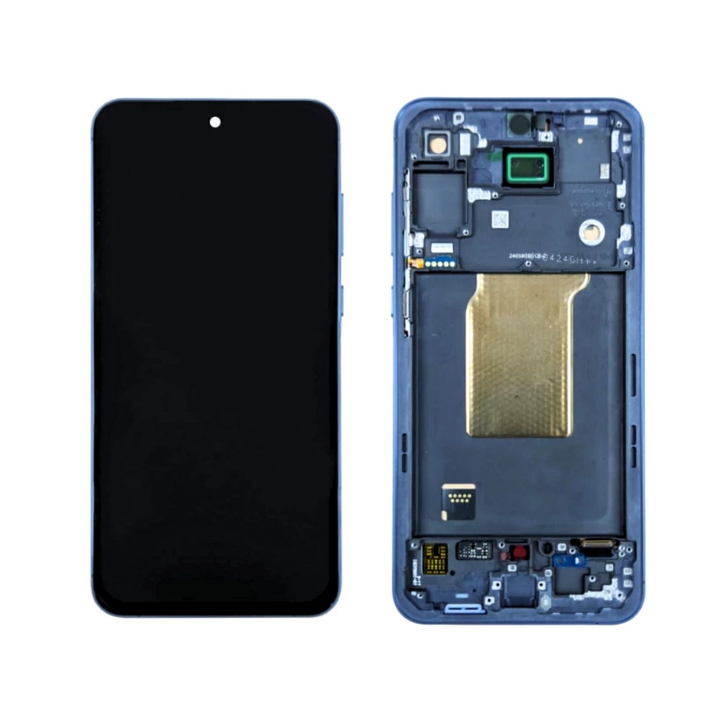 Pantalla Samsung A55  Incell Con Marco Azul