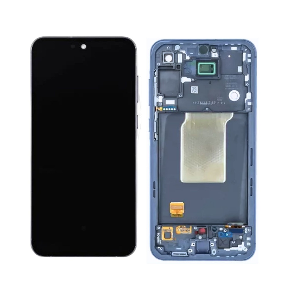 Pantalla Samsung A55 Oled Con Marco Azul