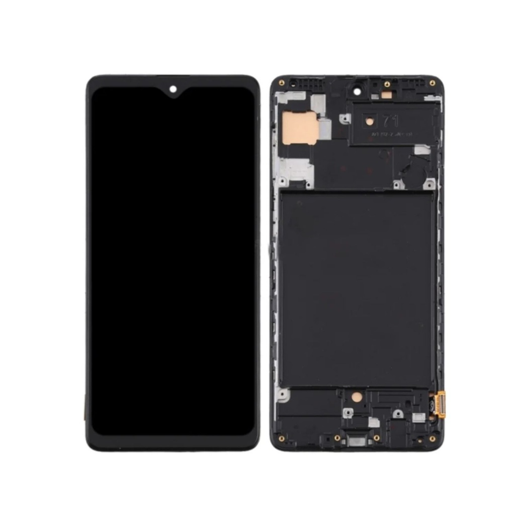 Pantalla Samsung A71 4G Oled Con Marco Recortada