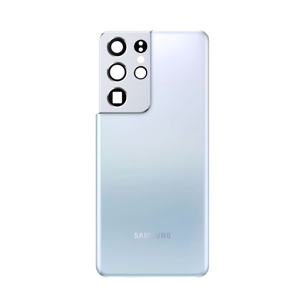 [TAP-139] Tapadera Samsung S21 Ultra Color Plateado