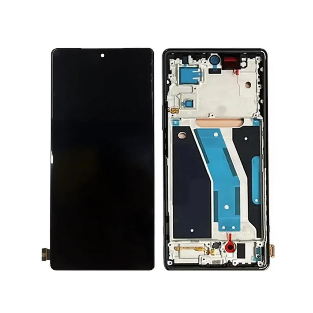 Pantalla Infinix Note 40 Pro Oled Con Marco Azul